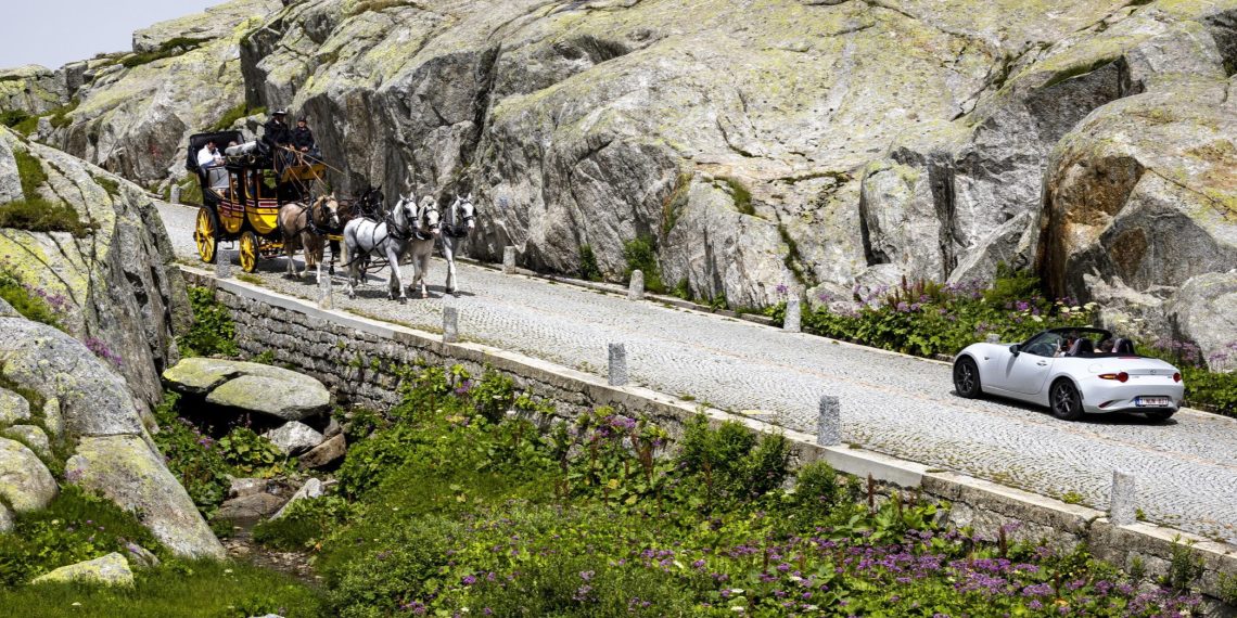 Il Postale sul Gottardo, ieri e oggi