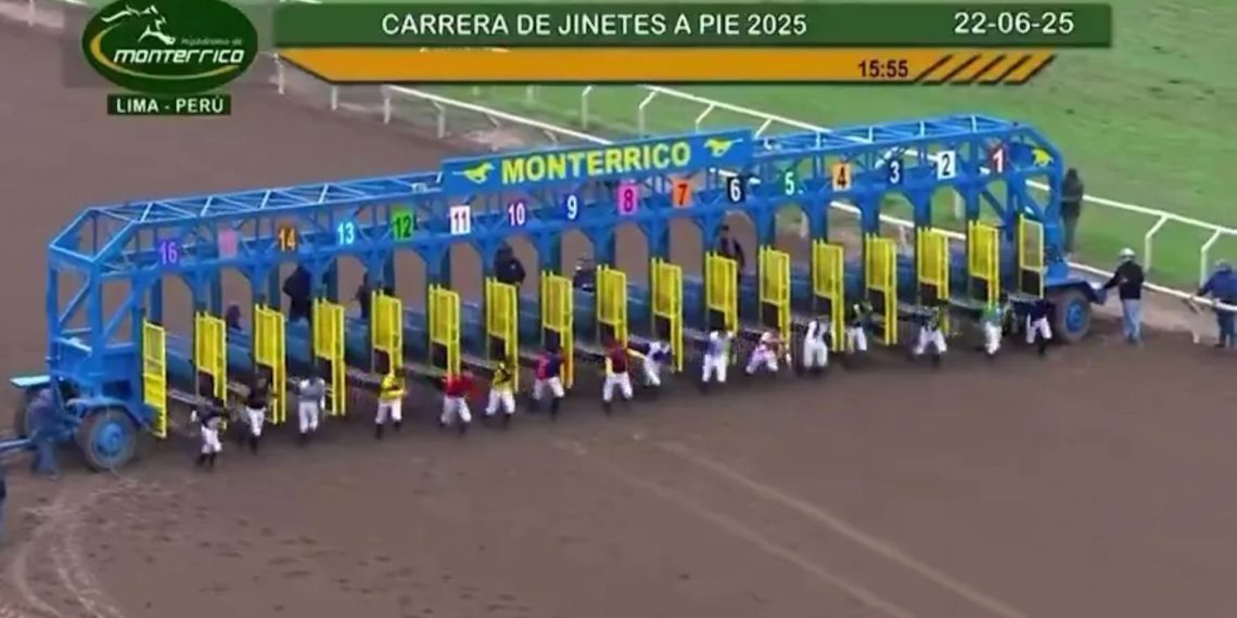 Jockey Fest: i fantini corrono senza cavalli!