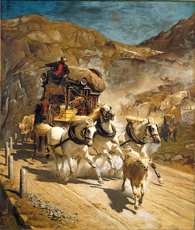 Rudolf_Koller_-_Die_Gotthardpost_(1874)