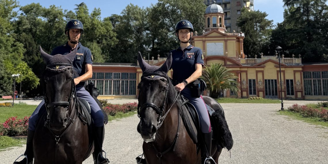 Modena, la Polizia monta in sella