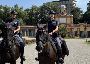 Modena, la Polizia monta in sella