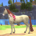 Su Barbie Horse Trails puoi spazzolare e curare il tuo pony. Fonte: Gamereactor