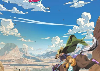La locandina ufficiale della settima parte de "Le Bizzarre Avventure di JoJo". Fonte: Manga Forever