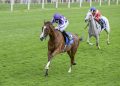 A York Minnie Hauk chiude la Triple-Oaks