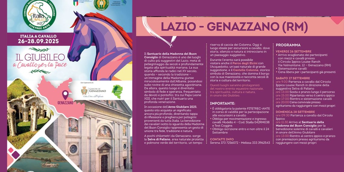 Il Giubileo a cavallo per la Pace