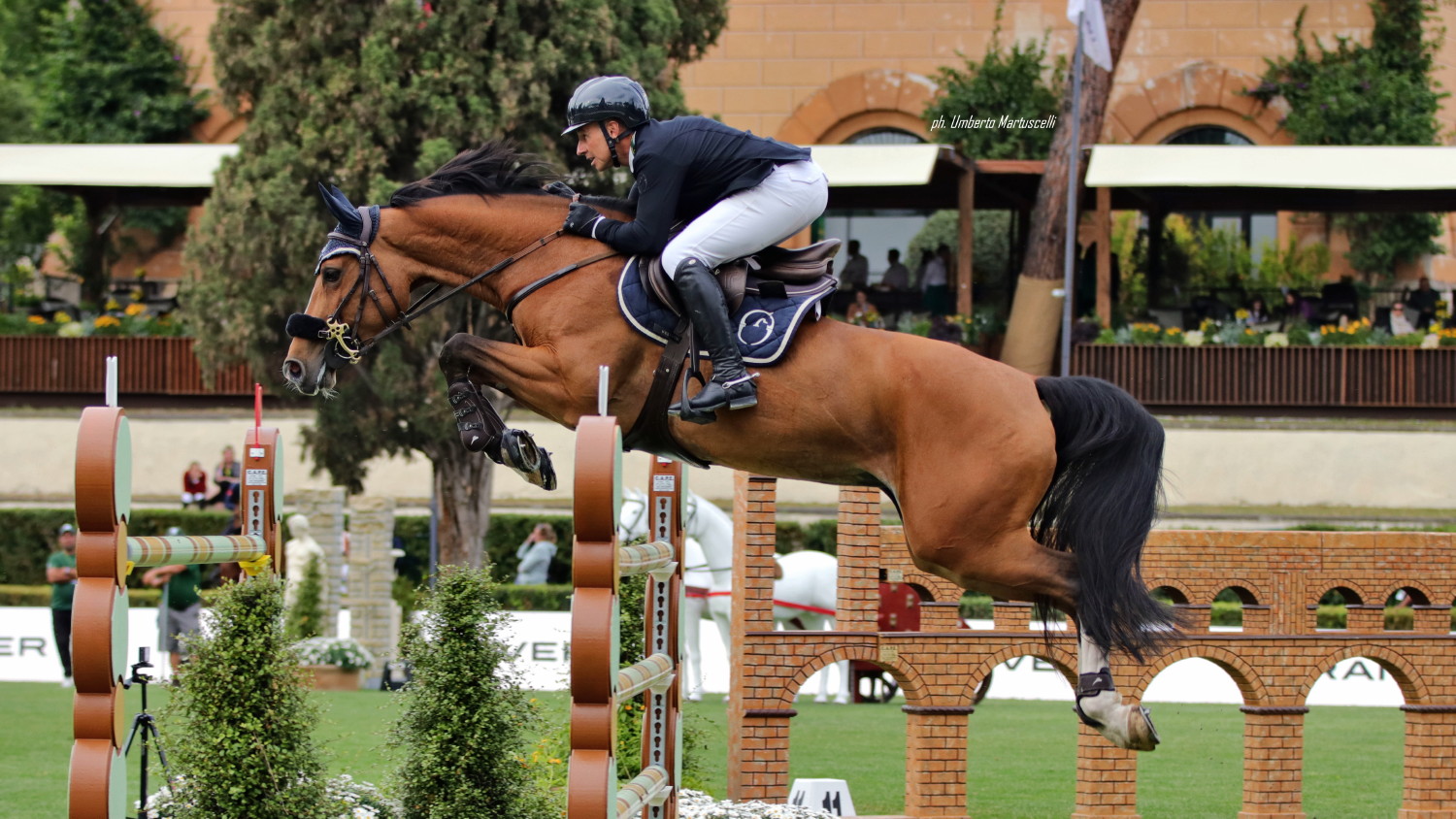 CSIO Roma Paolo Paini su Mille Lire di Ca San Giorgio OK