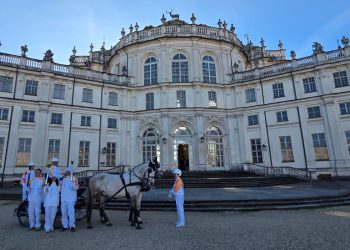 A Stupinigi il passaggio della fiamma olimpica