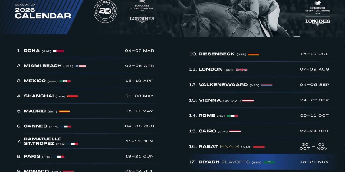 Longines Global Champions Tour 2026