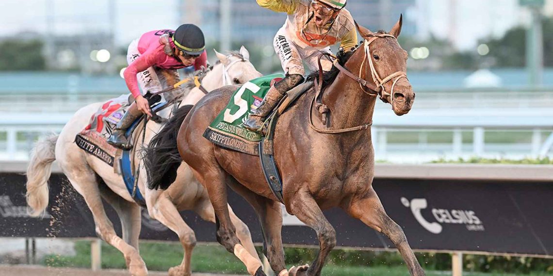Skippylongstocking vince a sorpresa la Pegasus World Cup