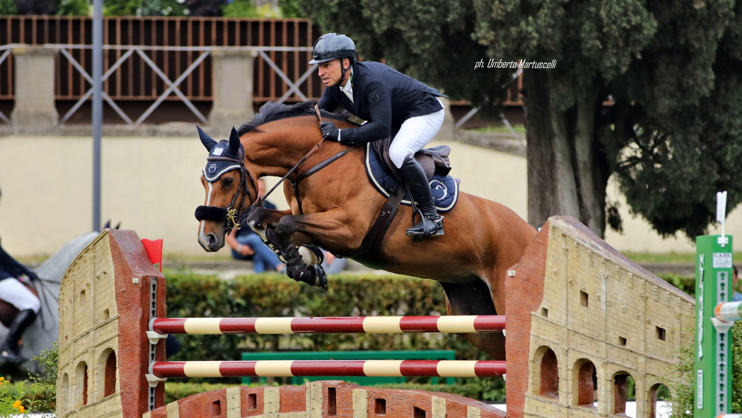 CSIO Roma Paolo Paini su Mille Lire di Ca San Giorgio OK 1