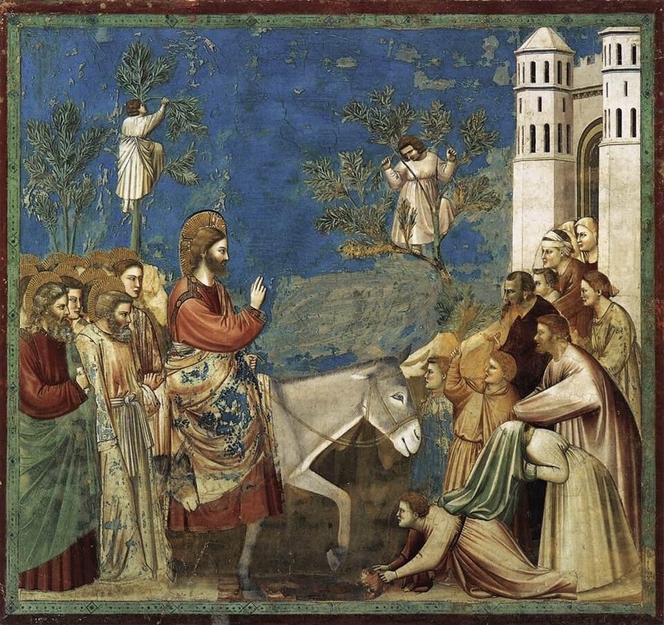 Giotto di Bondone   No. 26 Scenes from the Life of Christ   10. Entry into Jerusalem   WGA09206